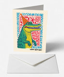 Cheerful Crocodile Birthday Card