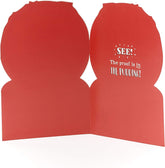 Son Funny Christmas Card Christmas Pudding