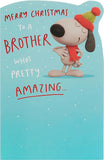 Crackers Christmas Brother-Brother Christmas Card