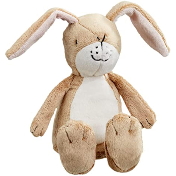 Rainbow Designs Little Nutbrown Hare infant sensory rattle toy, soft plush baby rattle for newborns and early sensory development.