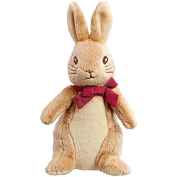 Rainbow Designs Peter Rabbit Flopsy plush toy, a soft and cuddly Beatrix Potter stuffed animal for newborn baby gifts.