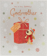 Boofle with large Chrismas present-Godmother (75)