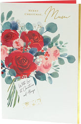 Christmas Card for Mum - Mum Christmas Card - with Love Christmas Card for Mum - Special Mum Christmas Card