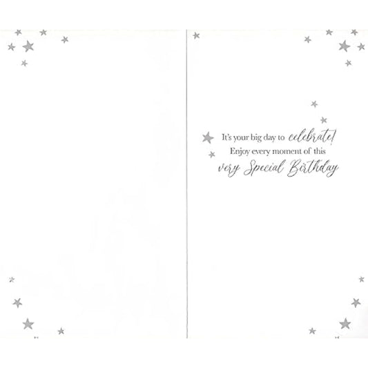 Fabulous 16th birthday leopard greeting card by Second Nature with colorful leopard print design on white background.