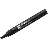 Sharpie W10 black permanent marker with chisel tip, single pen for labeling and writing on greeting cards and surfaces.