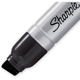 Sharpie Pro Magnum black chisel tip permanent marker pack of 12 used for writing and decorating greeting cards.