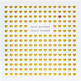 Little Hearts Design Husband Birthday Card