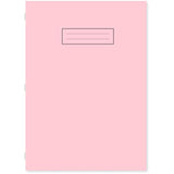 Assorted pastel-colored Silvine A4 notebooks with greeting card design, featuring a variety of soft, vibrant pastel shades.