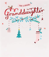 Granddaughter Christmas Card - Christmas Card from Grandparents - to Granddaughter Christmas Card - for a Special Granddaughter
