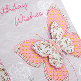 Hallmark Birthday Card - 3D-Effect Butterfly Design