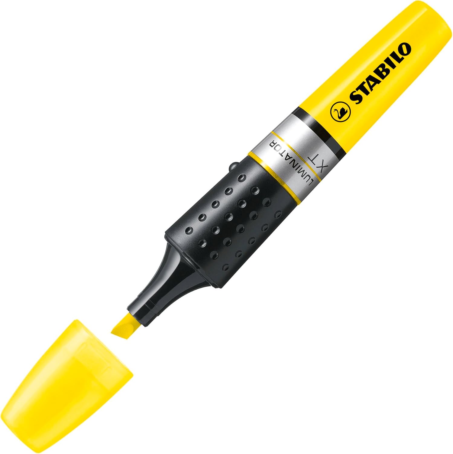 Set of six Stabilo Luminator highlighters in assorted colors, featuring vibrant ink and ergonomic design for easy highlighting.