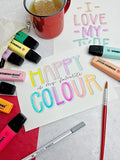 Set of 8 Stabilo Boss Original Highlighters in assorted colors, featuring bright, easy-to-see ink for highlighting text.