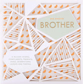 Geometric Laser-cut Design Brother Birthday Card