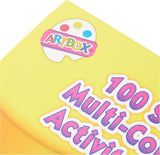Assorted 100-sheet A4 activity paper pack by Tallon, featuring colorful sheets for crafts and educational projects.