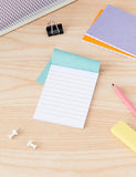 Set of 8 Tallon A7 notebooks with lined paper, compact size for note-taking and journaling.