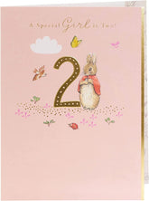 Peter Rabbit a Special Girl is Two! card