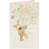 Boofle Holding Flowers Birthday Card