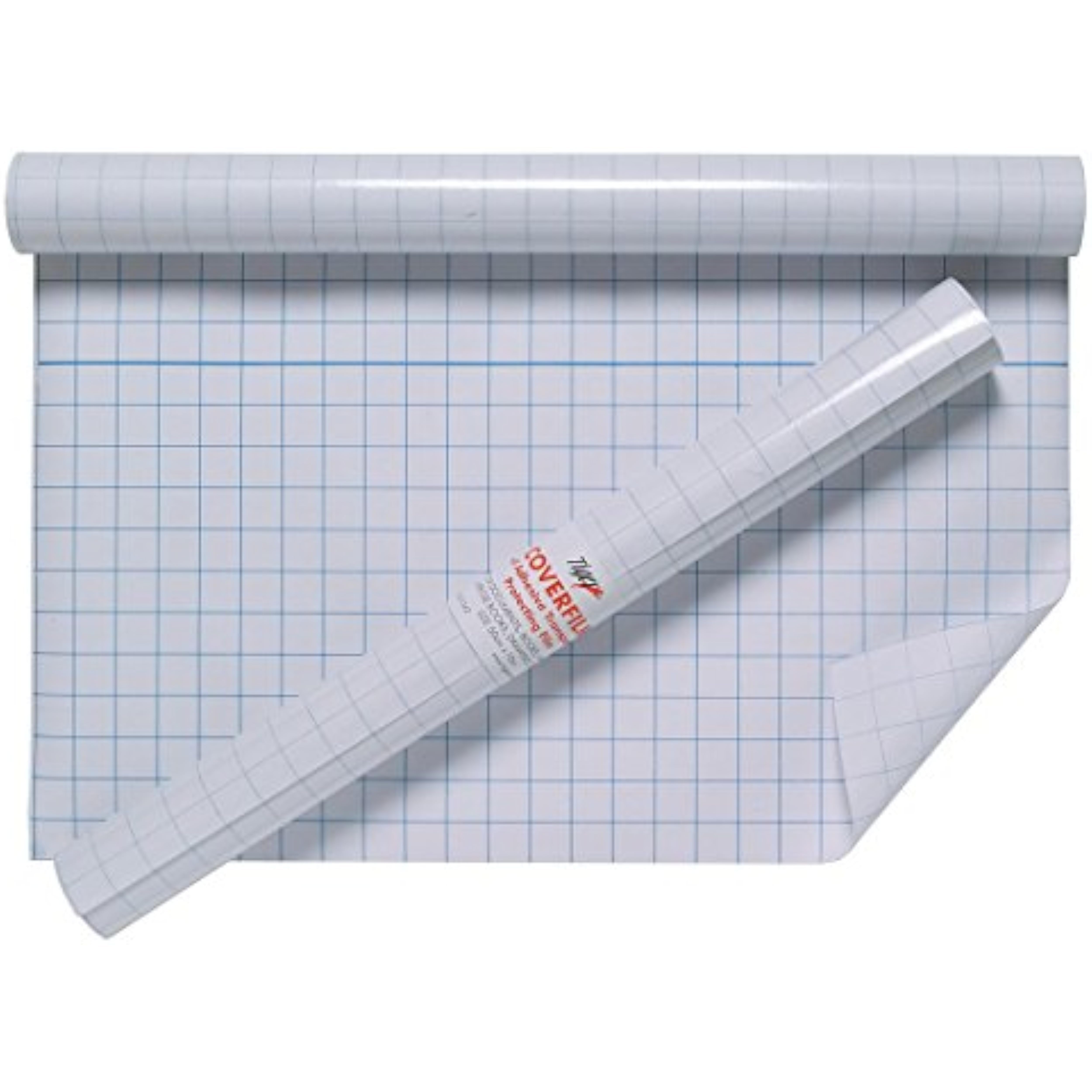 Tiger transparent self-adhesive book cover film showing a clear, durable protective layer on a book surface.