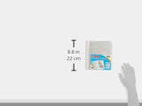 A5 clear punched poly pockets, 100 sheets, transparent plastic document sleeves from Tiger, designed for organization and protection.