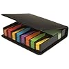Tiger Sticky Memo Note Holder desk set with colorful sticky notes and a compact organizer for easy note keeping.
