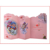 For my Sweet Girlfriend with Cuddles & Kisses 3D Card