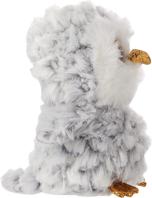 Soft TY Beanie Boo plush Owlette the Owl, 15cm, featuring bright eyes and fluffy feathers, ideal for cuddling and display.