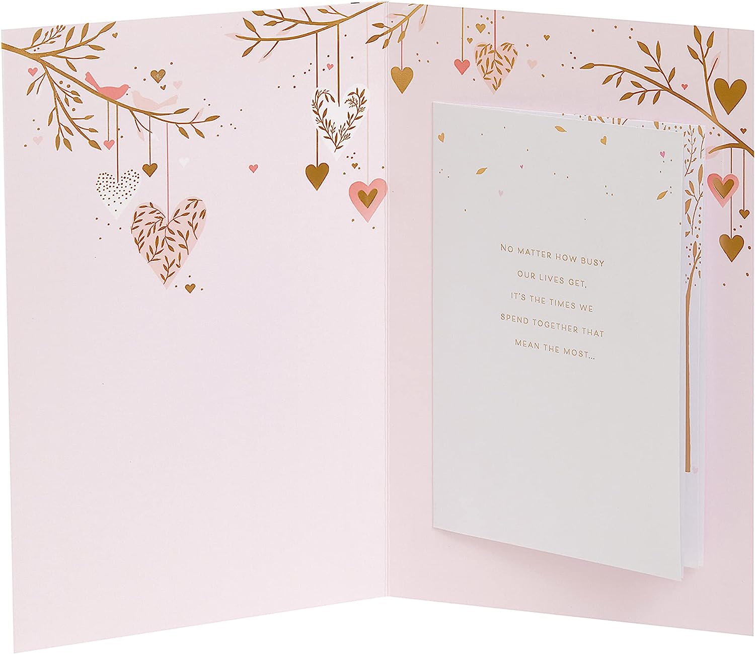 Heart Tree Wife birthday card from UK Greetings featuring a romantic design with a heart-shaped tree illustration.