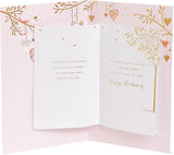 Heart Tree Wife birthday card from UK Greetings featuring a heartfelt design with a tree and love-themed artwork.