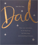 UK Greetings 75th birthday card for dad featuring a heartfelt design for celebrating a special milestone.