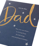 UK Greetings 75th birthday card for dad with cheerful design, celebrating a special milestone with heartfelt greeting.