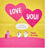 American Greetings birthday card for niece from UK Greetings, featuring colorful birthday-themed design and cheerful illustrations.