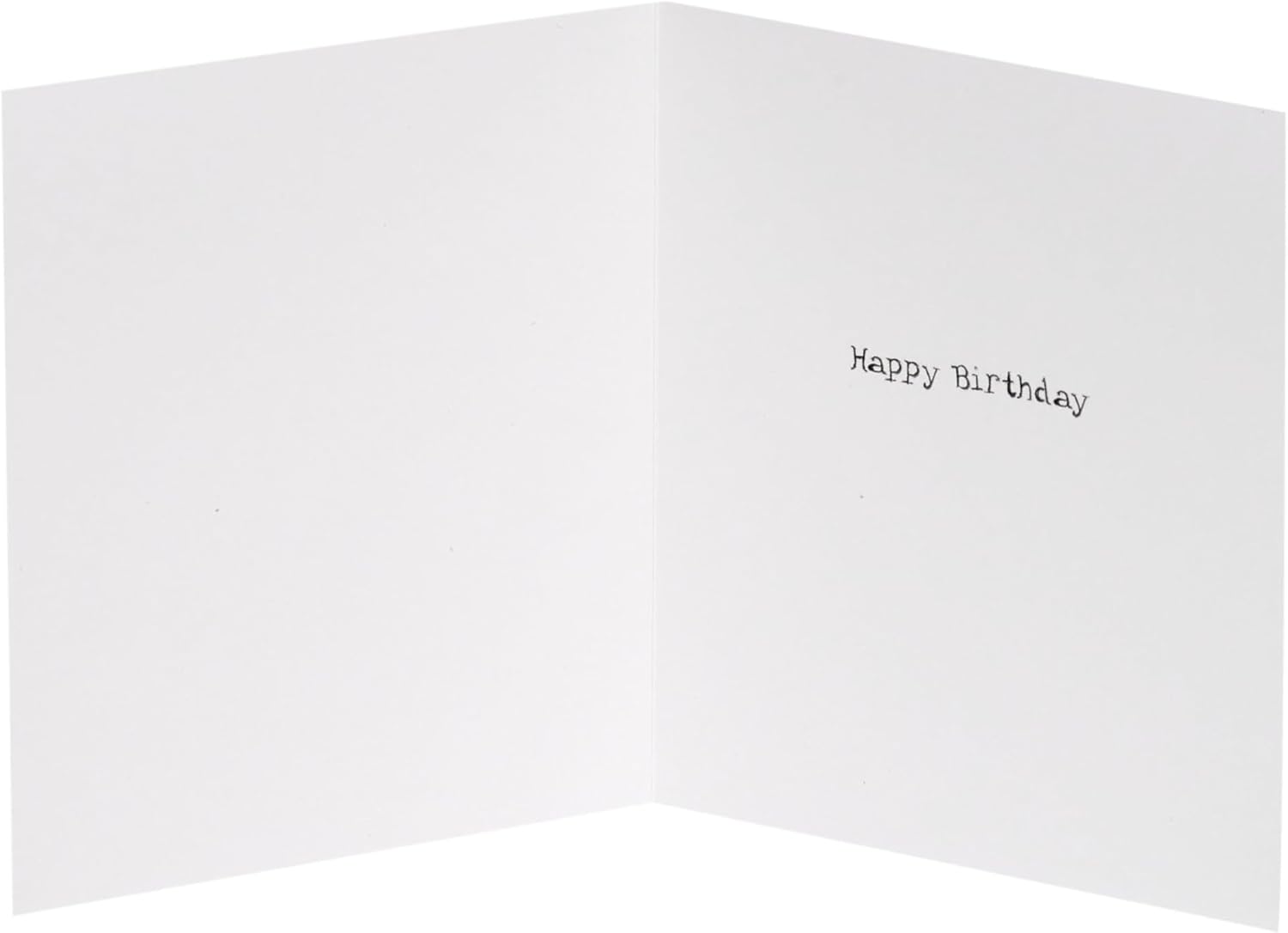Humor birthday greeting card for 50th birthday, UK Greetings brand, featuring humorous design and message on the front.
