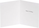Humor birthday greeting card for 50th birthday, UK Greetings brand, featuring humorous design and message on the front.
