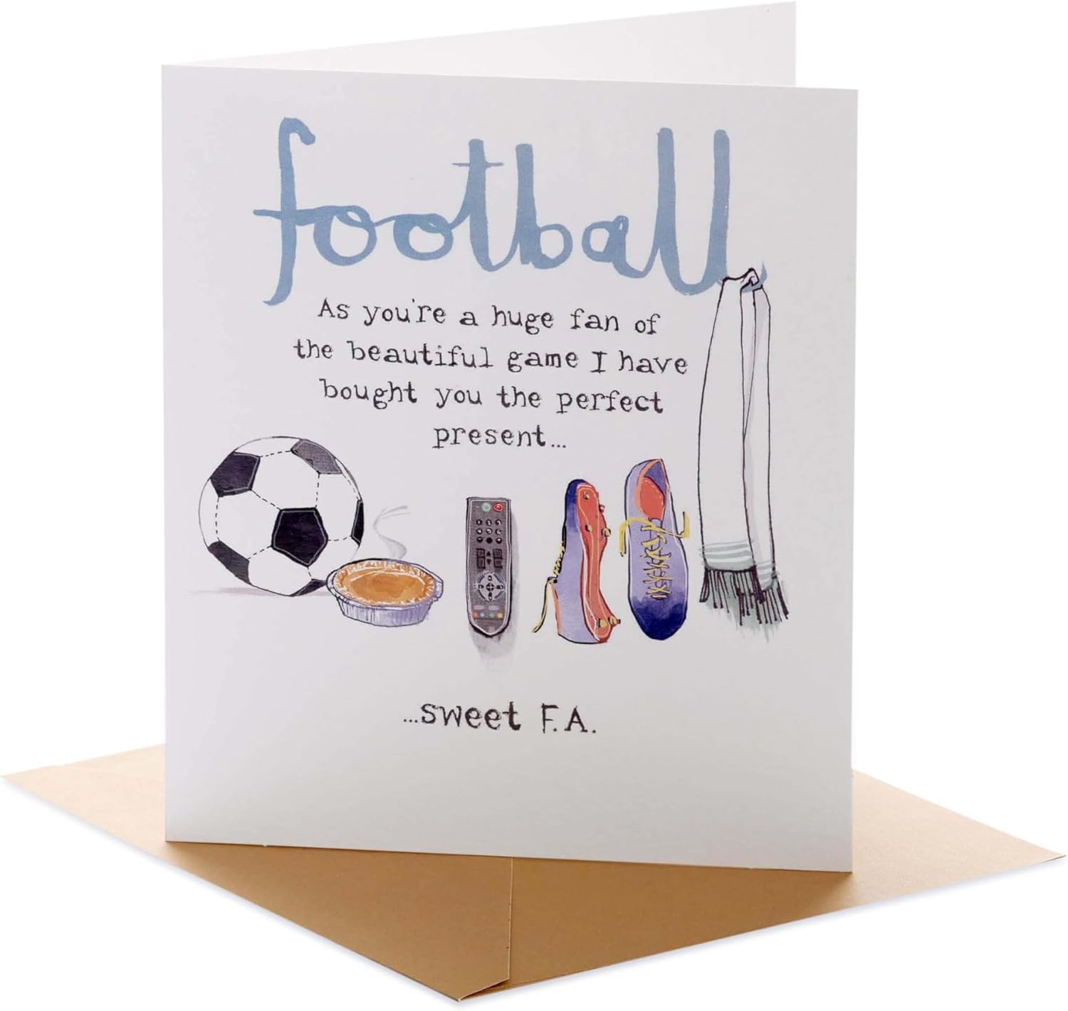 Humor birthday greeting card from UK Greetings with fun design and message, ideal for celebrating a 50th birthday.