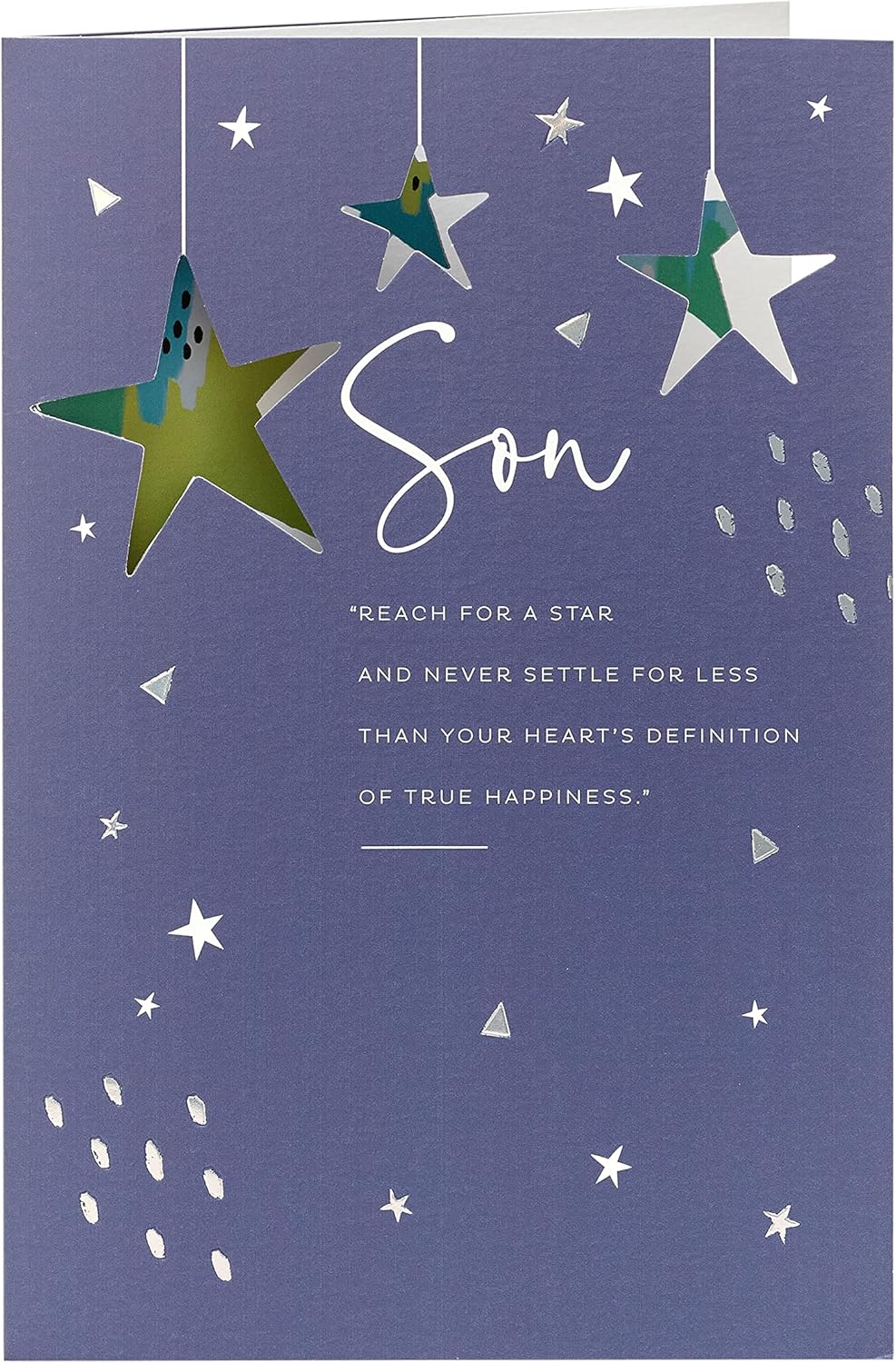 Birthday card for son by UK Greetings featuring bold, meaningful message perfect for celebrating his special day.