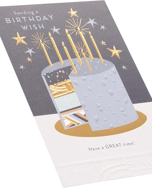 Confetti Pop birthday card from UK Greetings with colorful, festive design and cheerful message for all ages.
