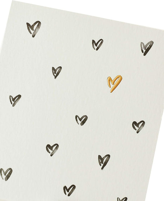 Colorful Love Hearts greeting card by UK Greetings featuring a charming design for special occasions.