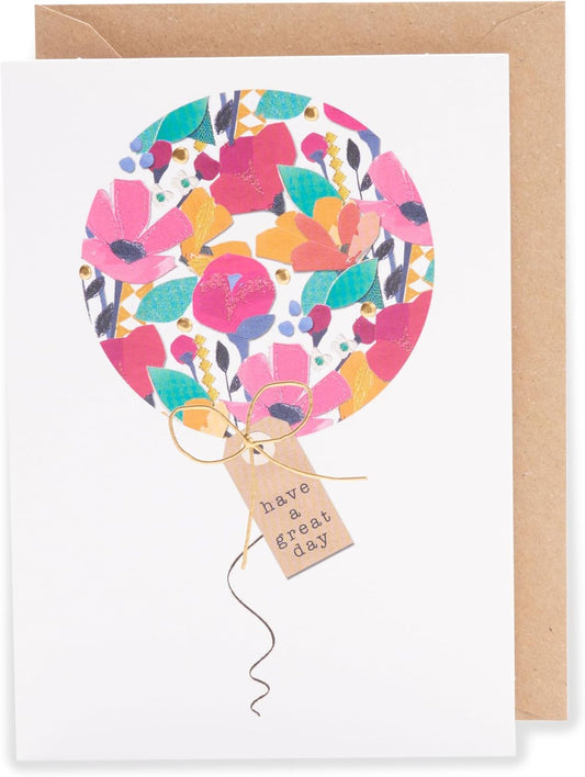Elegant open greeting card with intricate design, suitable for any occasion, from UK Greetings' Kindred Stop The Clock collection.