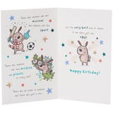 Sweet Poem Design Nephew Birthday Card by UK Greetings featuring colorful floral and heartfelt message for celebrating nephews.