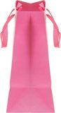 Bright pink large gift bag from UK Greetings, perfect for all occasions, with vibrant design and sturdy handles.
