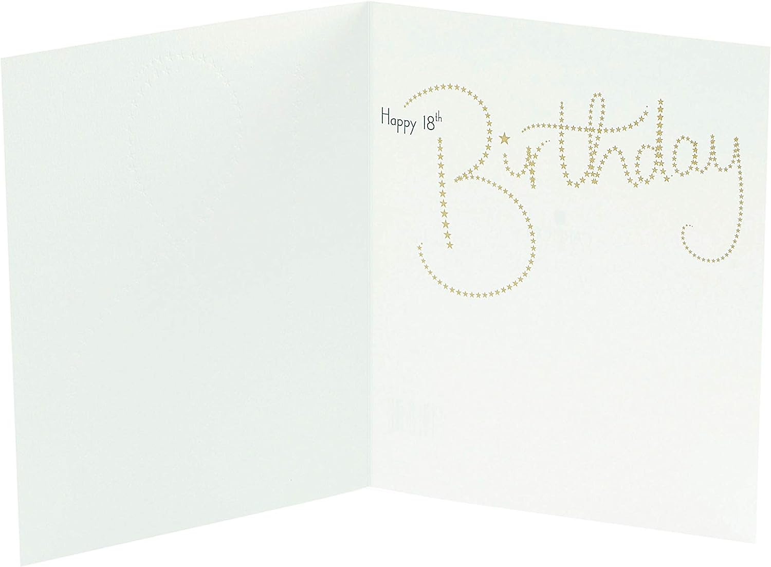 Colorful UK Greetings 18th birthday greeting card with festive designs and cheerful message for celebrating adulthood.