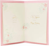 Luxurious handmade birthday greeting card for mums by UK Greetings, featuring elegant design and heartfelt message.