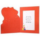 Colorful 1st birthday greeting card from UK Greetings featuring cheerful designs and playful illustrations.