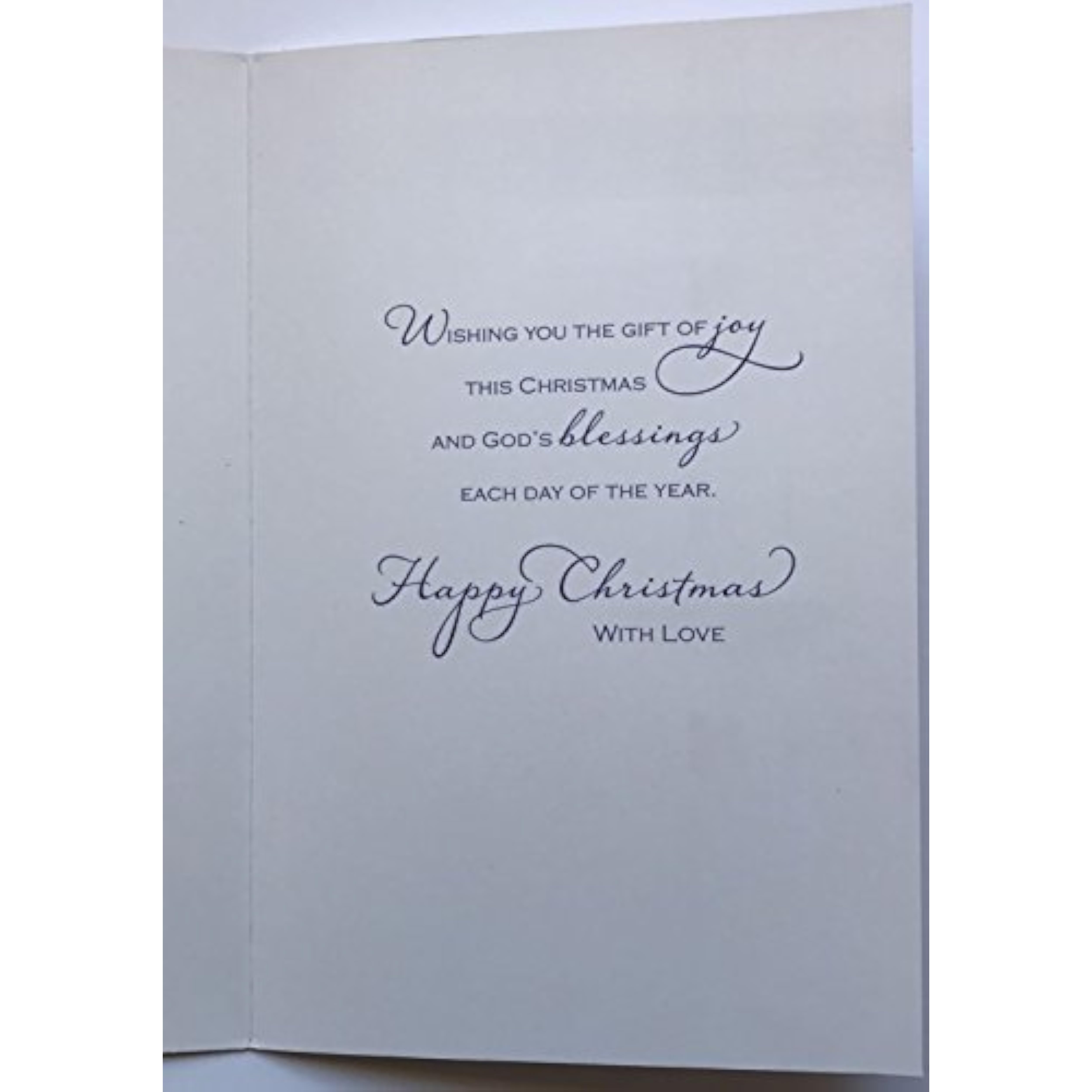 Festive Christmas greeting card from UK Greetings with a cheerful holiday message and seasonal design.