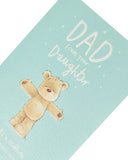 Adorable Teddy Father's Day greeting card from daughter featuring a cute teddy bear design, UK Greetings brand.