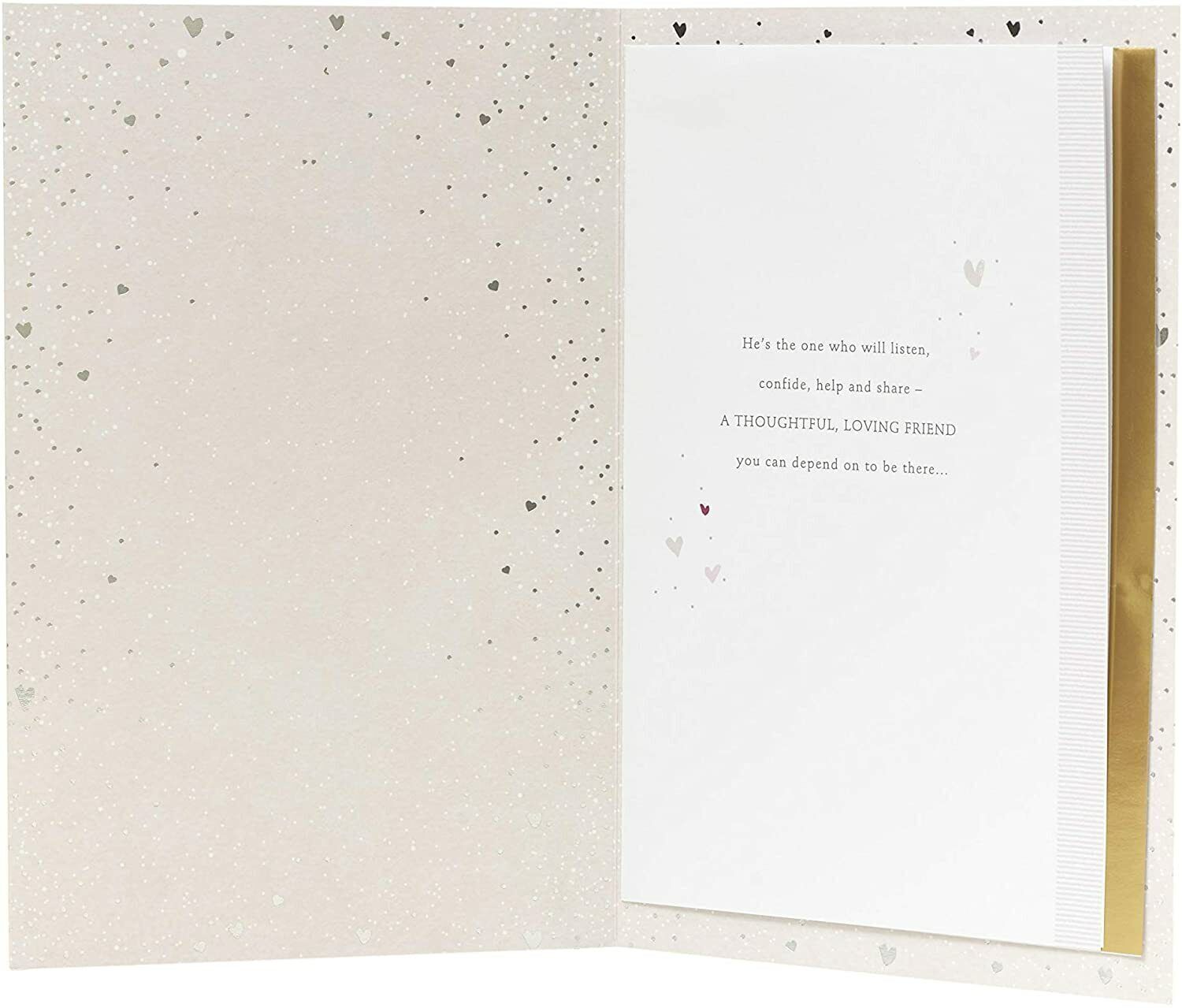 Elegant husband anniversary greeting card by UK Greetings featuring a beautiful design and heartfelt message.
