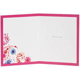 Elegant Eastern print Mum birthday greeting card with colorful floral design from UK Greetings, perfect for celebrating mothers.