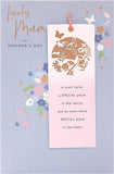 Beautiful UK Greetings Mother's Day greeting card with floral design and heartfelt message, perfect for celebrating moms.