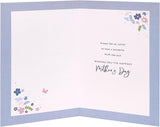 Beautiful Mother's Day greeting card from UK Greetings featuring floral design and heartfelt message inside.