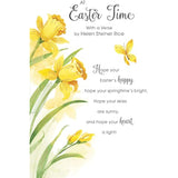Beautiful Verse Flower Easter greeting card with colorful floral design by UK Greetings, suitable for celebrating Easter.